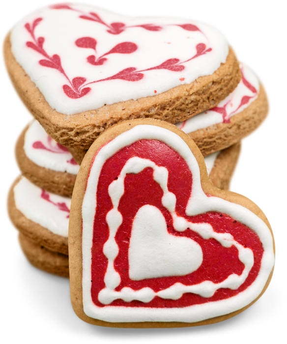 Ginger Heart Shaped Cookies 